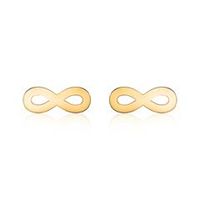 pendientes infinito para mujer oro 14 quilates