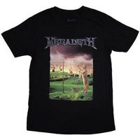 megadeth tops y camisetas youthanasia para mujer