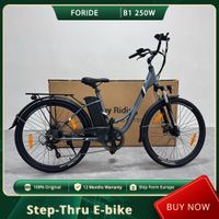 gran oferta bicicleta electrica para adultos modelo foride b1 250 w 45 nm con cuadro de facil acceso autonomia maxima de 90 km bateria de 36 v y 156 ah neumaticos de 26 pulgadas velocidad