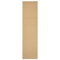 alfombra de sisal natural 66x250 cm vidaxl