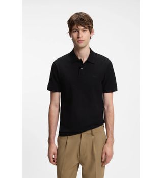BOSS para hombre. 50553564 Polo Pallas negro (M), Casual, Algodón, Manga corta