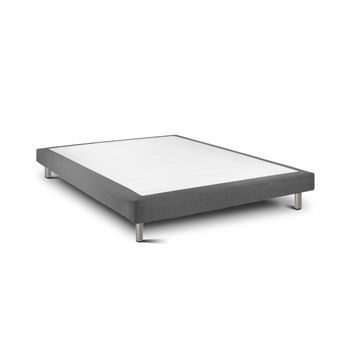 Sommier Rigide 15 Ascot  Graphite Metal 180 X 135 Cm