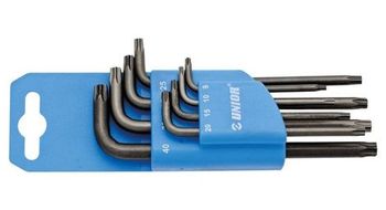 Juego de llaves torx unior de 8 a 40  9 piezas