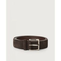orciani cinturon u08211 - amalfi in pelle scamosciata-testa di moro para hombre