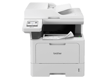 Impresora multifunción láser - Brother MFC-L5710DW, Monocromo, Red cableada y WiFi, Blanco