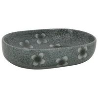 lavabo sobre encimera  lavabo de bano moderno ovalado ceramica azul 59x40x14 cm