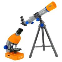 set de telescopio y microscopio bresser
