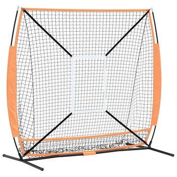Red De Práctica De Béisbol Manual 180 X 89,5 X 152,5 Cm Vidaxl