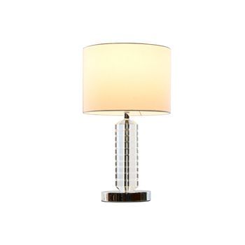 Lampara Sobremesa Cristal Poliester 25x25x42