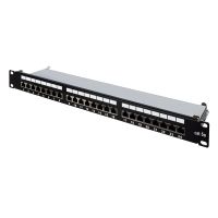 aiten data patch panel 24 puertos 1u cat 5e ftp panel premium para redes de datos y armarios rack