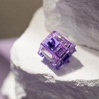 akko starlit switches 5 pines 45gf interruptor de teclado pom lineal de bajo funcionamiento lubricado en fabrica para teclado mecanico mx 45 piezas