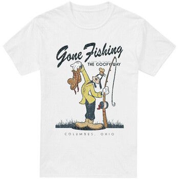 Mickey Mouse And Friends Camiseta Goofy Gone Fishing para hombre