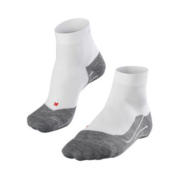 Falke RU4 Endurance Short Calcetines para correr Mujeres - blanco, gris