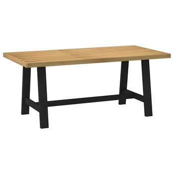 Mesa Comedor Noain Patas Forma A Madera Maciza Pino 180x90x75cm Vidaxl