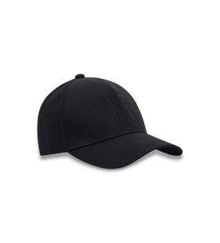 A|X Armani Exchange para mujer. XW000957AF13846UC001 Gorra Basic negro (OSFA), Casual, Algodón