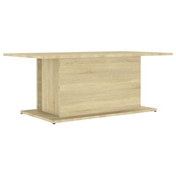 Mesa De Centro 102x55,5x40 Cm Madera - Beige
