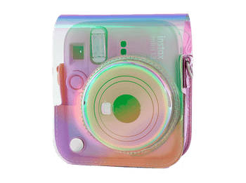 Funda cámara - Fujifilm Instax Mini 13, Cuero sintético, Multicolor