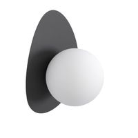 aplique de pared neru negro