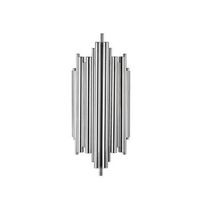 lampara de pared reis-13342 cromo metal 18x40x8 cm