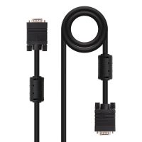 nanocable cable svga con ferrita hpdb15 machomacho 30m negro