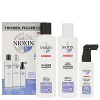 NIOXIN 3D Care System System 5, 3 Part System Kit For Chemically Treated Hair With Light Thinning