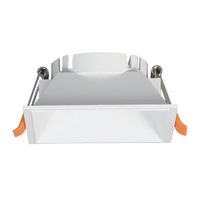 aro empotrable oniro abs cuadrado l81xan81xal35cm en abs blanco