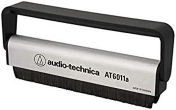 Audio-Technica AT6011a Cepillo antiestático para Discos Plata/Negro