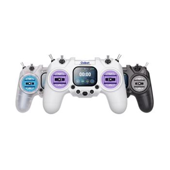 Oxbot R1 Pro Transmisor de rádio con ELRS 2.4GHz 500mW 10CH 2 pulgadas OLED táctil CNC RDC50 Giro de Hall con funda para