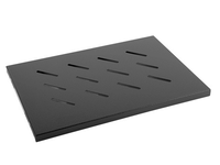 bandeja fija lanberg 1u 496x280 mm hasta 120 kg rack de 19 negro