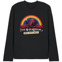 deadpool camiseta manga larga merc with a uth attack para mujer