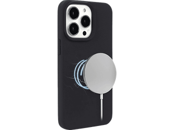 Funda móvil - ISY ISC-2406 MagISY, Para Apple iPhone 13 Pro, Trasera, Silicona, Negro
