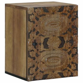 Gabinete Colgante De Baño Con Puerta Marrón 38 X 33,5 X 48 Cm Vidaxl