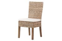 silla ratan lino madera beige natural 53x48x98 cm