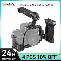 kit de jaula avanzada smallrig rinoceronte para sony alpha 7r v  alpha 7 iv  alpha 7s iii 3710