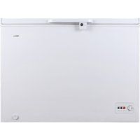 logik l300cfw14 chest freezer - white white