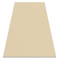 alfombra con refuerzo de goma rumba 1963 un solo color crema 200x450 cm