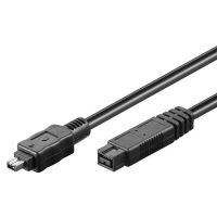 goobay cable firewire 800 9-pin a firewire 400 4-pin machomacho 18m negro