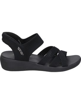 Sandalias Veganas Para Mujer Skechers Slip Ins 163524-bbk Negro 40