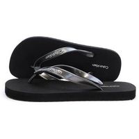 calvin klein jeans chanclas flip flop tpu metall para mujer