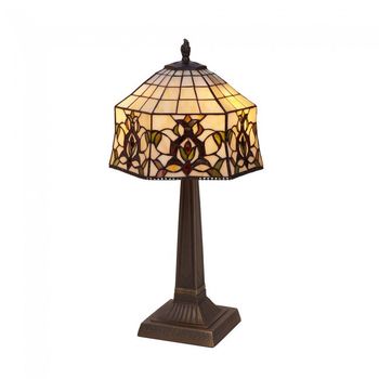 Lámpara de sobremesa hexa tiffany