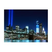 papel pintado 3d - floodlights over nyc 300x231 cm