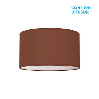 FABRILAMP Plafón Nicole en marrón Chocolate 3xe27 (14x40d)