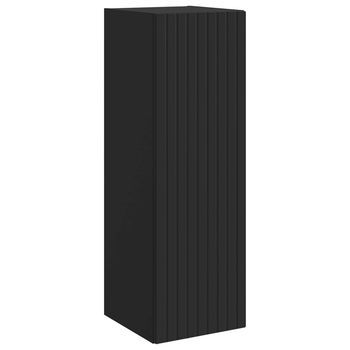 Mueble De Baño Montado En La Pared Negro 33 X 34,5 X 100 Cm Vidaxl