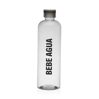 Botella en silicona negro 1 l