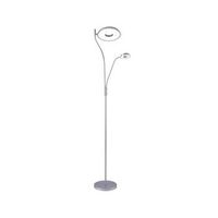 lampara de pie genova bel air 35w  lampara de lectura plata o25x179 cm