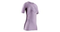 x bionic xceed run maillot de manga corta lavanda mujer