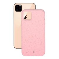 ksix silk funda eco-friendly rosa para iphone 11