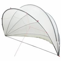 cupula para piscina manual gris y naranja 500 x 500 x 236 cm vidaxl