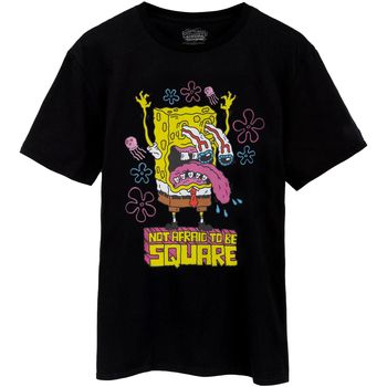 Spongebob Squarepants Camiseta Not Afraid to Be Square para hombre