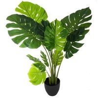 filodendro artificial monstera h110cm